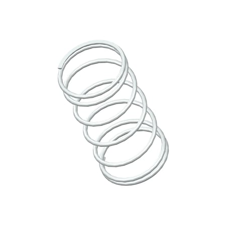 ZORO APPROVED SUPPLIER Compression Spring, O=1.453, L= 2.88, W= .089 G509969317